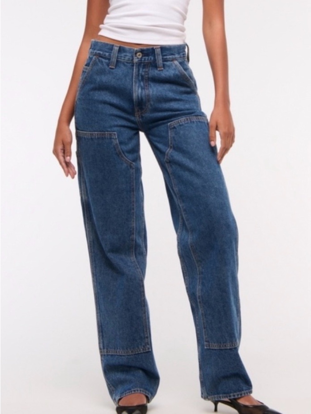 Women’s  Abercrombie & Fitch Mid-Rise Slouchy Jeans
